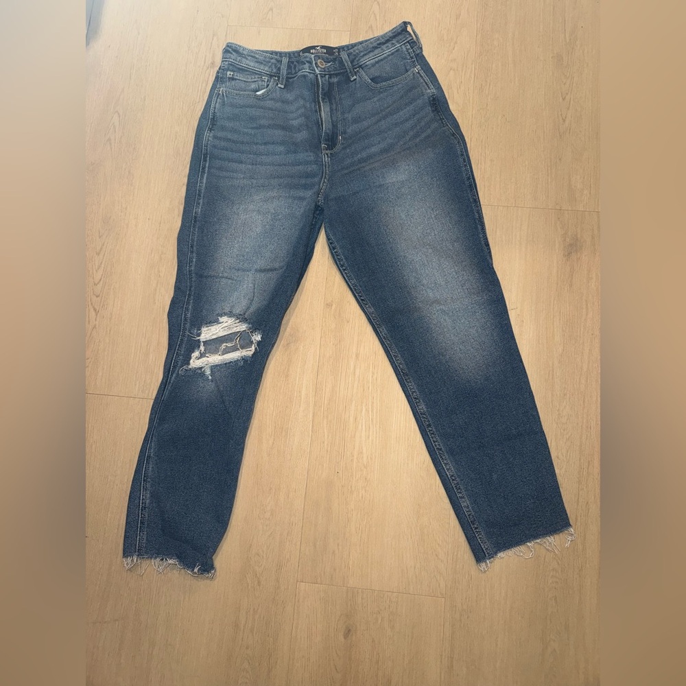 Hollister Dark Blue Boyfriend Jeans